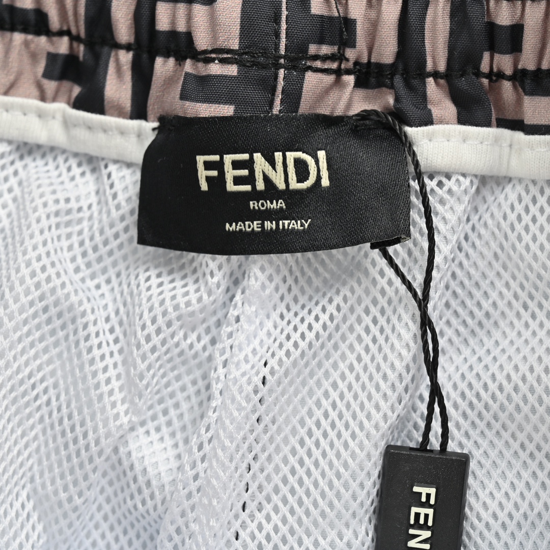 Fendi Classic FF Full Indonesian Dragon Shorts