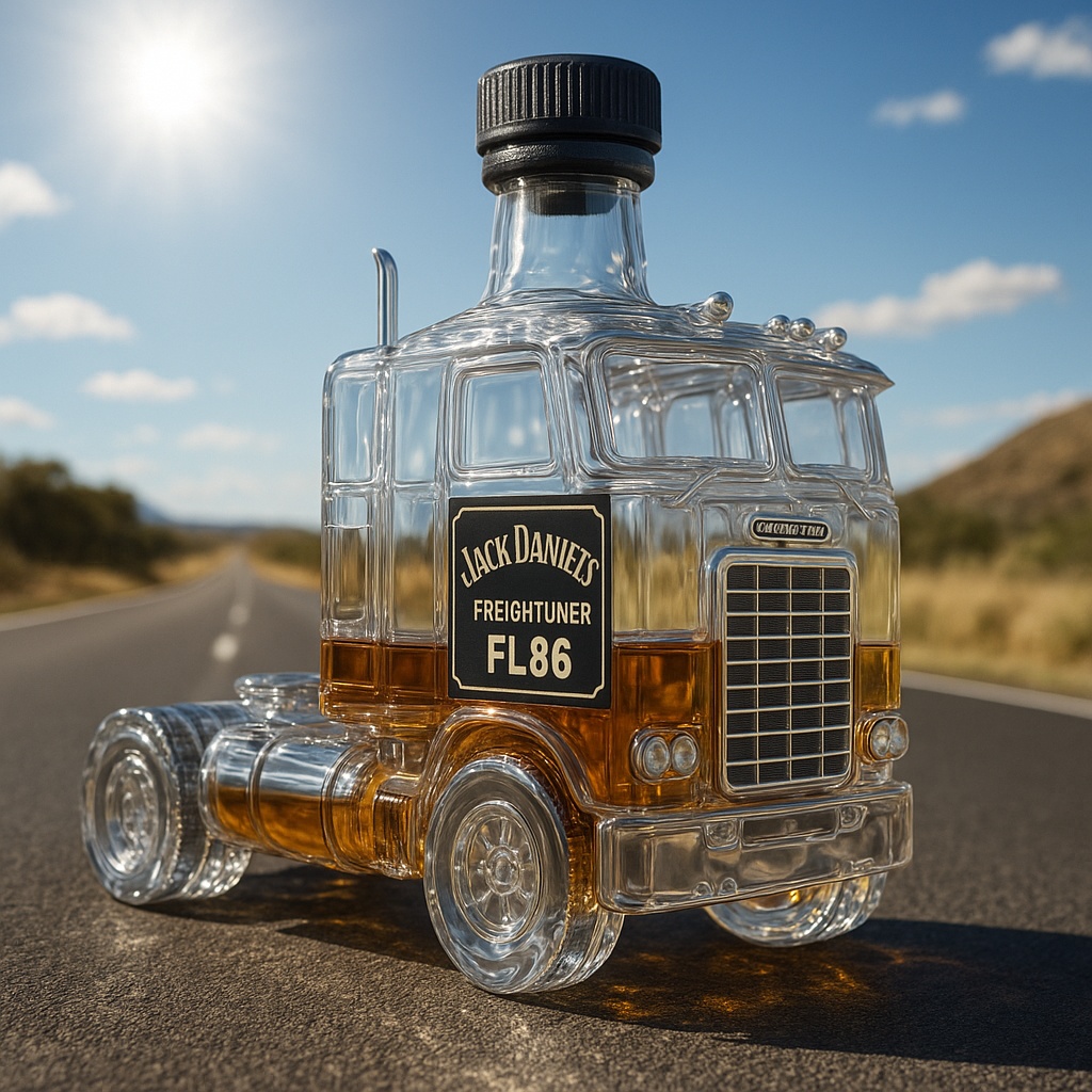 Freightliner FL86 Whiskey Bottle
