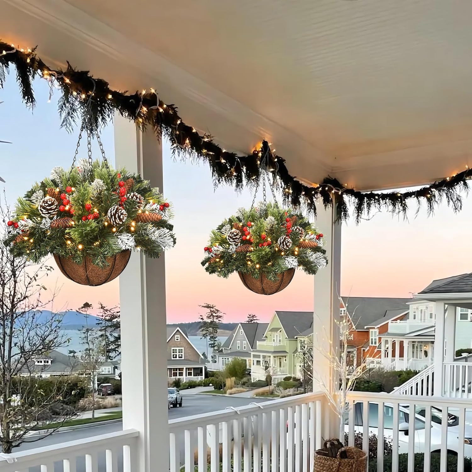 🎅HOT SALE 60% OFF⛄ - 2025 Artificial Christmas Hanging Basket