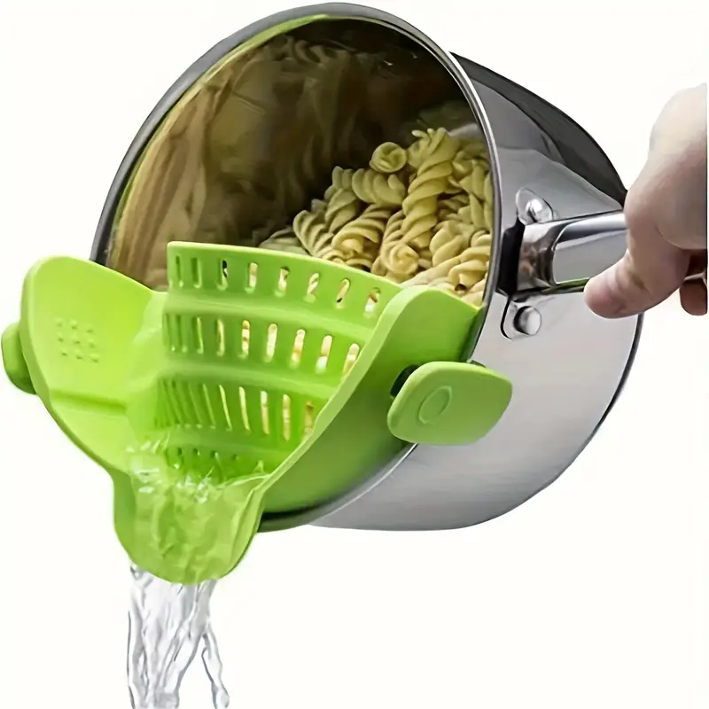 Adjustable silicone clip filter