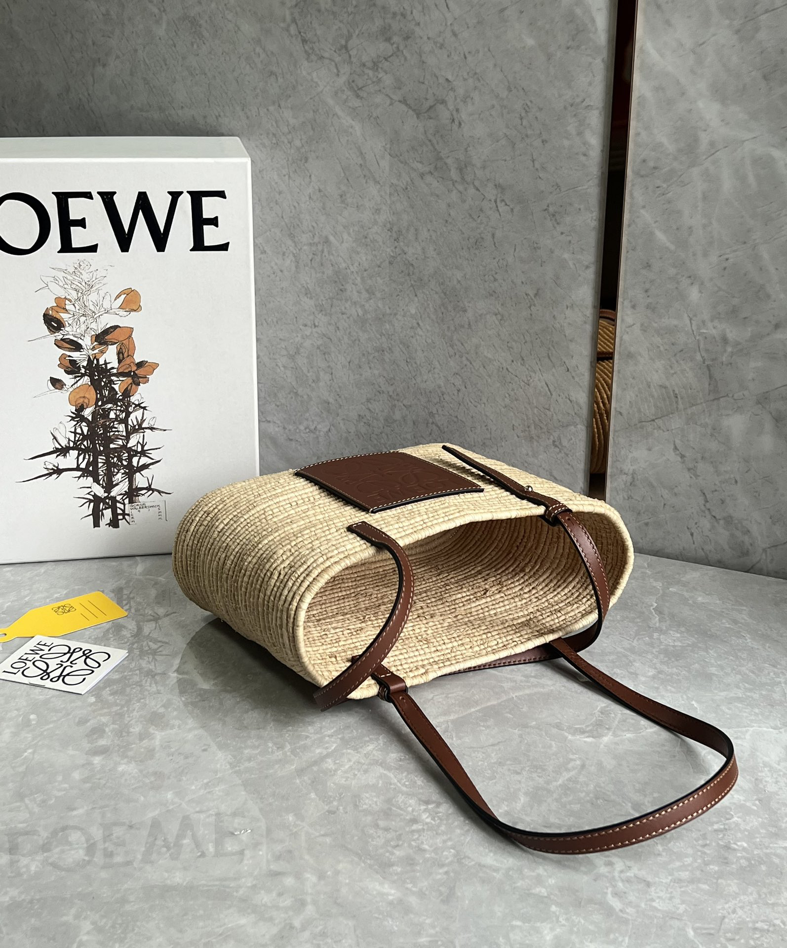 Loewe basket square vegetable basket 1003