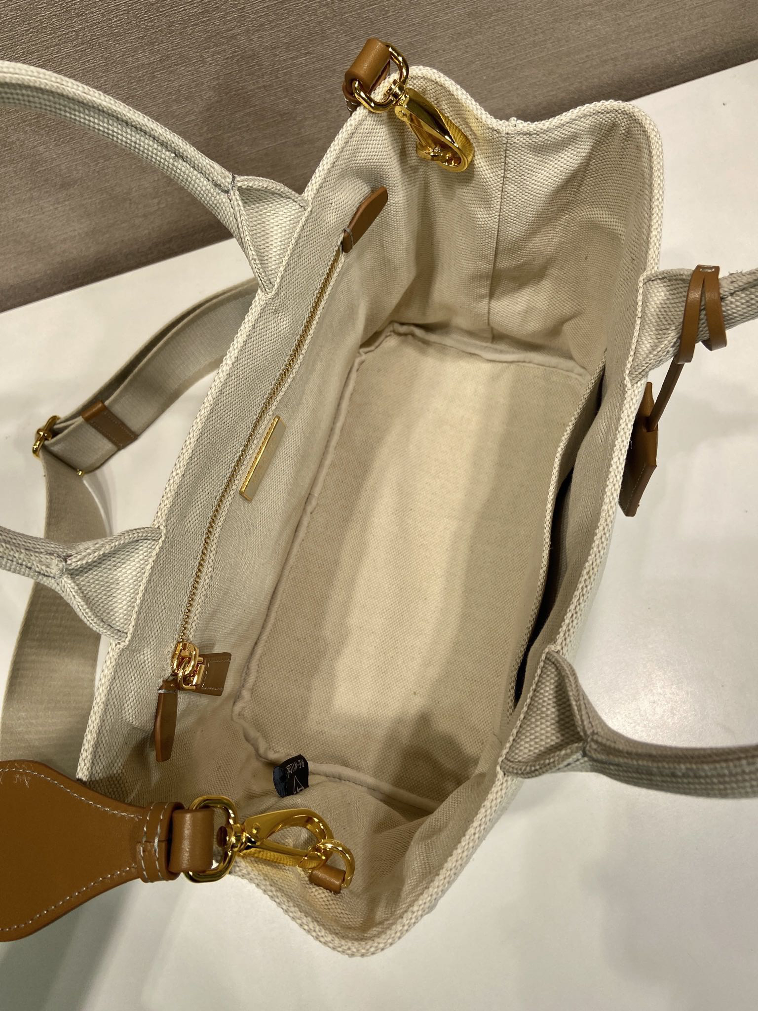 Prada Canvas Tote Bag 1BG464