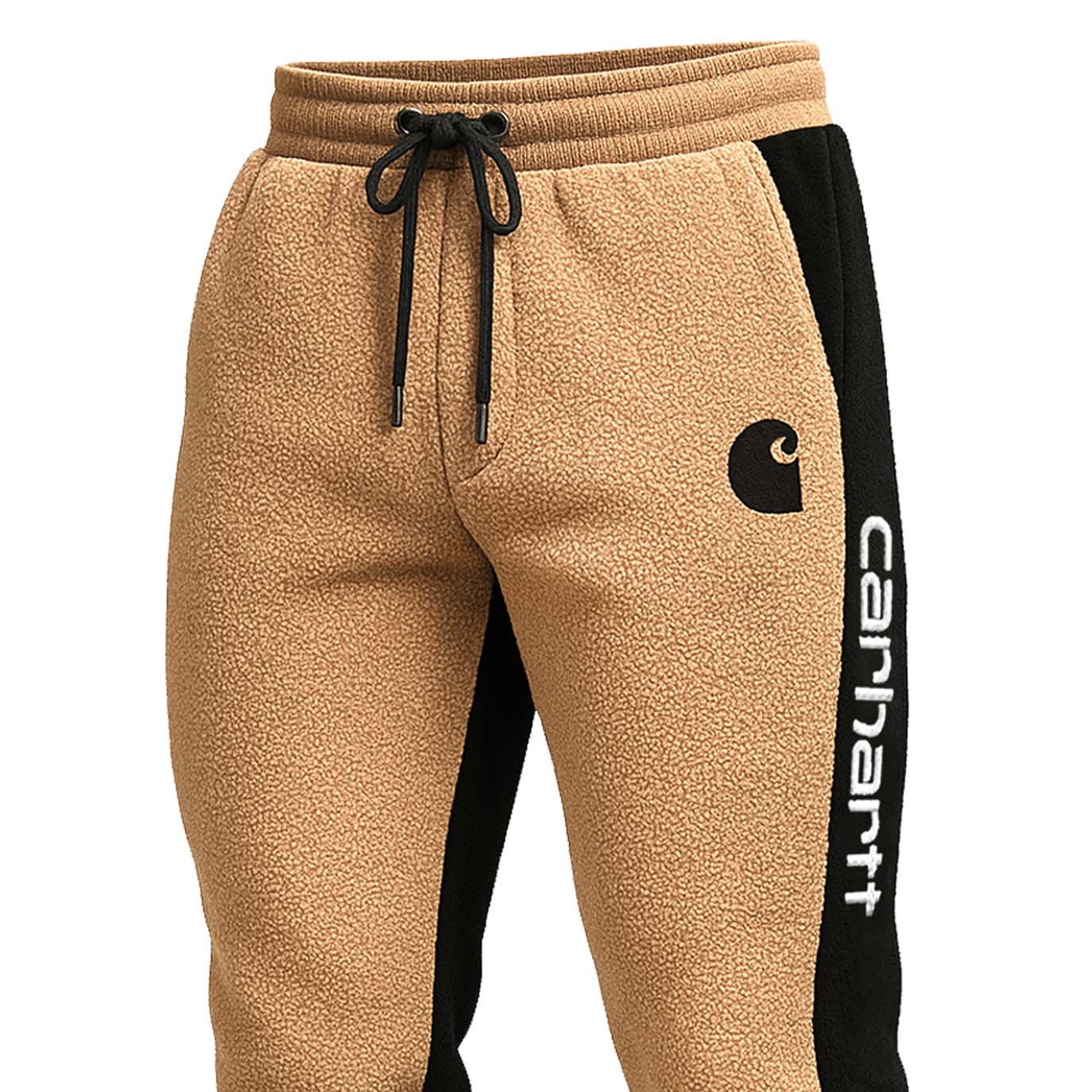 Carhartt Fleece Jogger Pants with Side Stripes