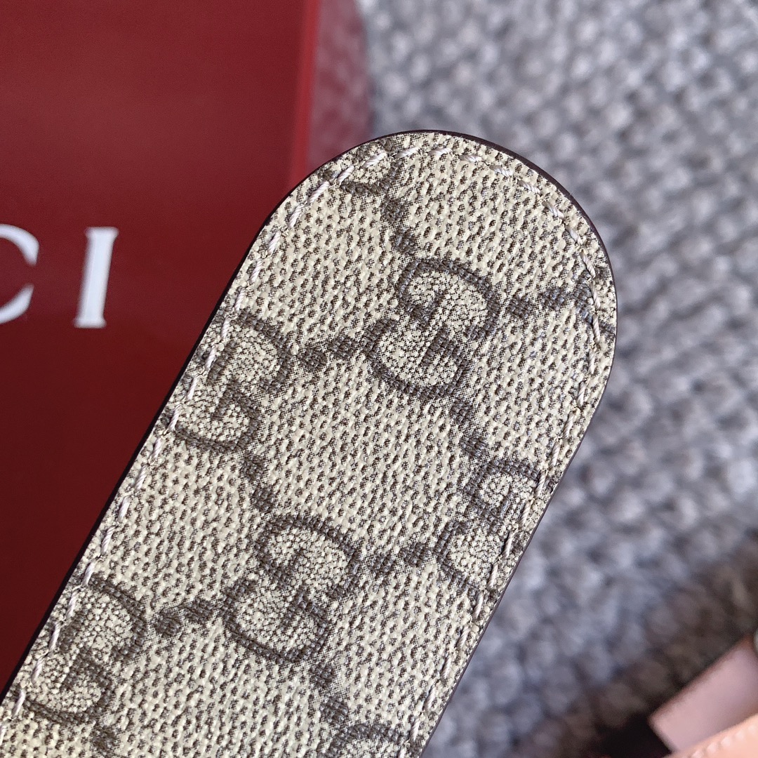 Gucci Marmont printed leather belt 4.0cm wide
