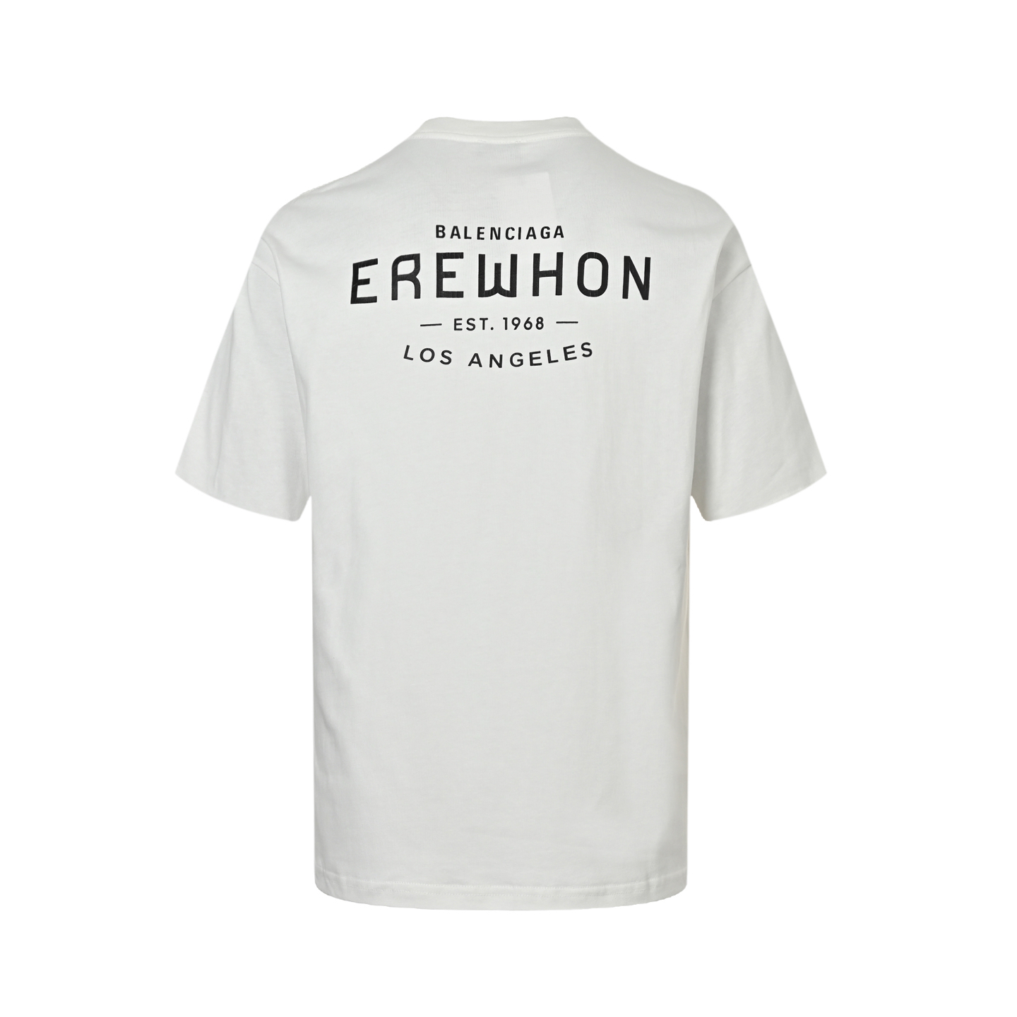 Balenciaga 25ss EREWHON supermarket joint printed short sleeves