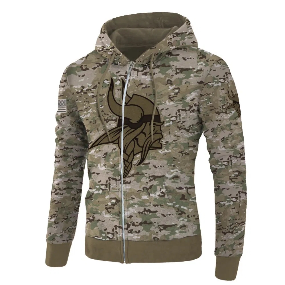 MINNESOTA VIKINGS 3D HOODIE MMVV007