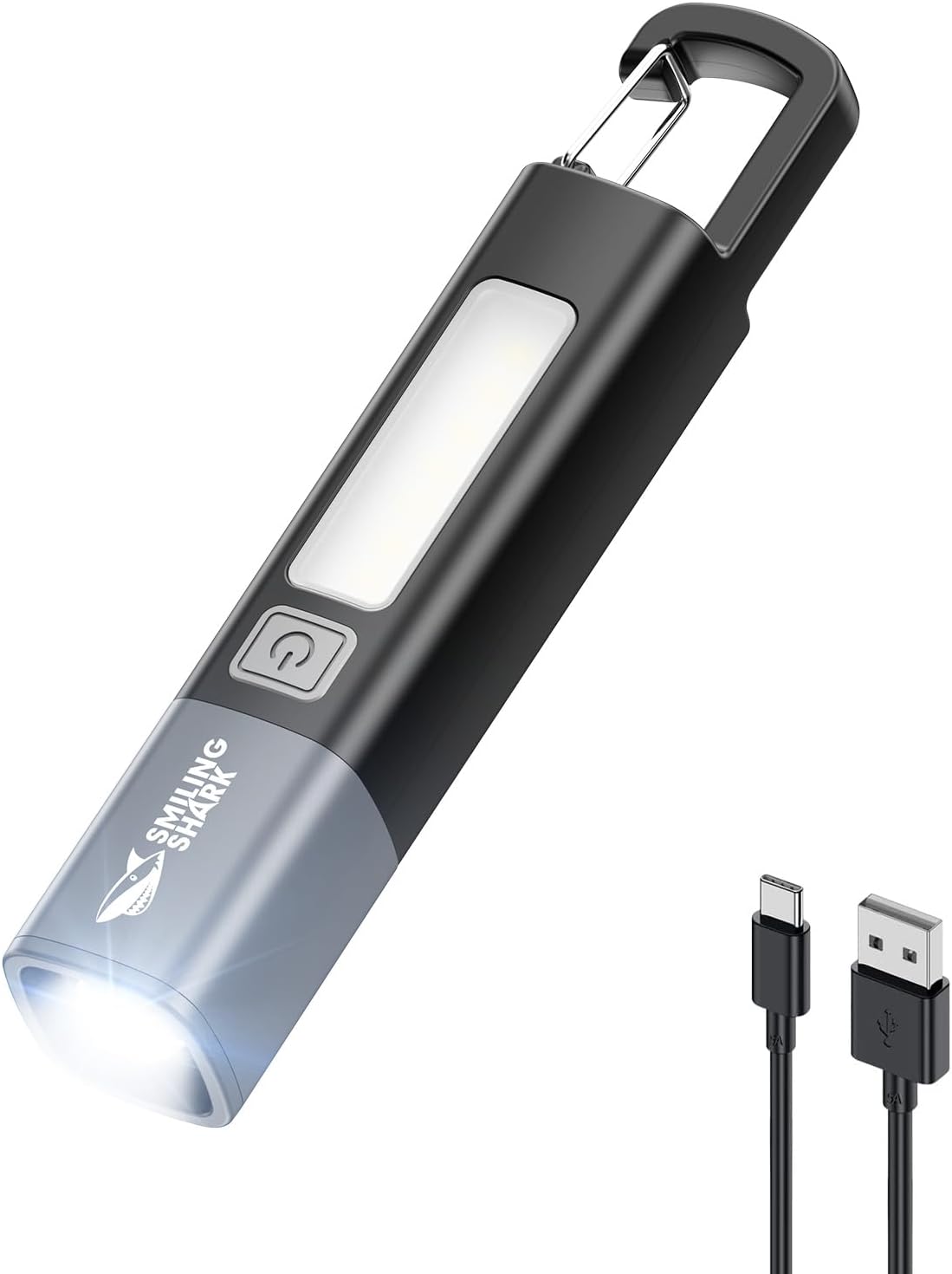 (3PCS/SET) Rechargeable LED Flashlights,20,000 Lumens with 3 Modes & Hook and Zoomable & Waterproof 2-in-1 Flash Light and Side Light