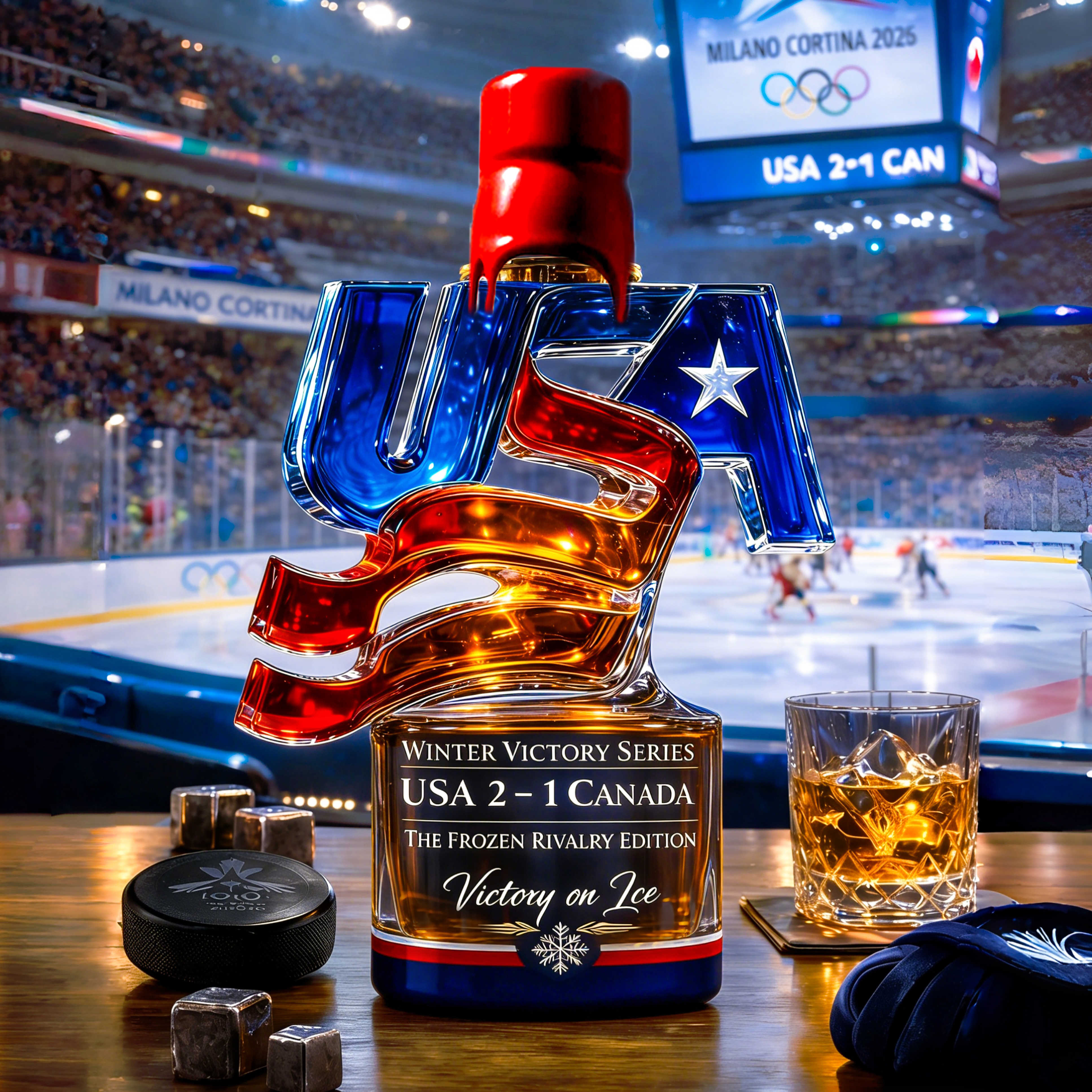 USA Winter Victory Series Whiskey Bottle(2026)