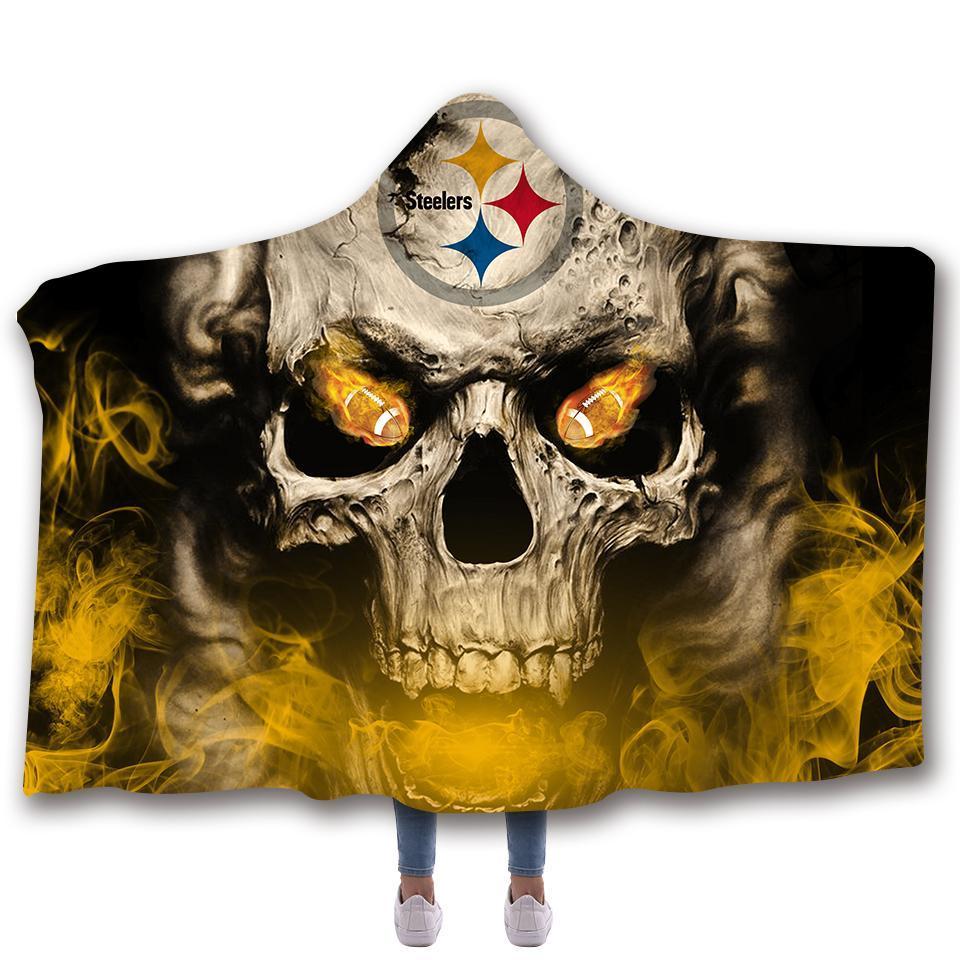 PITTSBURGH STEELERS CLASSIC 3D HOODED BLANKET