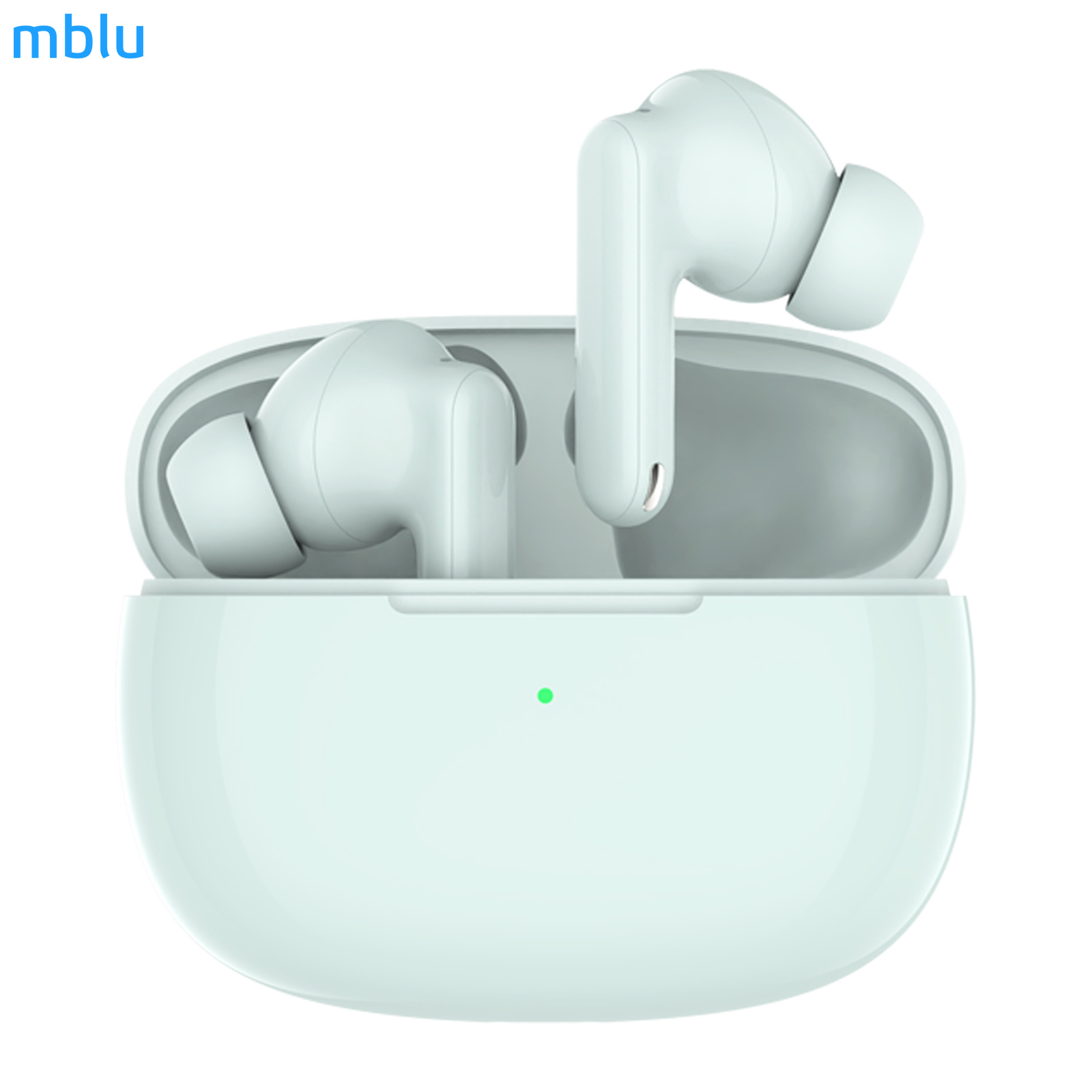 Mblu Blus2 BT Noise Cancelling Headphones , Wireless In-Ear ,Gaming Sports ,Active Noise Cancelling, Long Battery Life