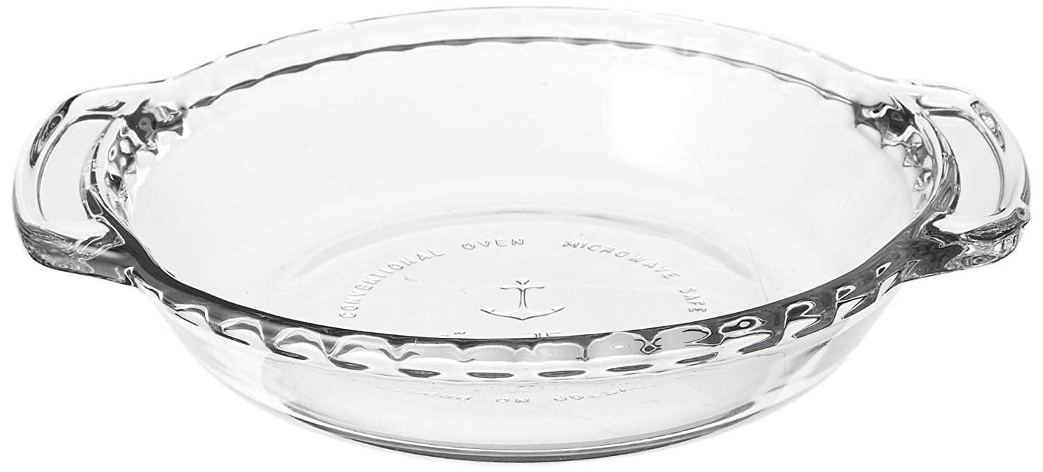 Anchor Hocking Glass Mini Pie Plate Set, 6 Inches, Set of 2