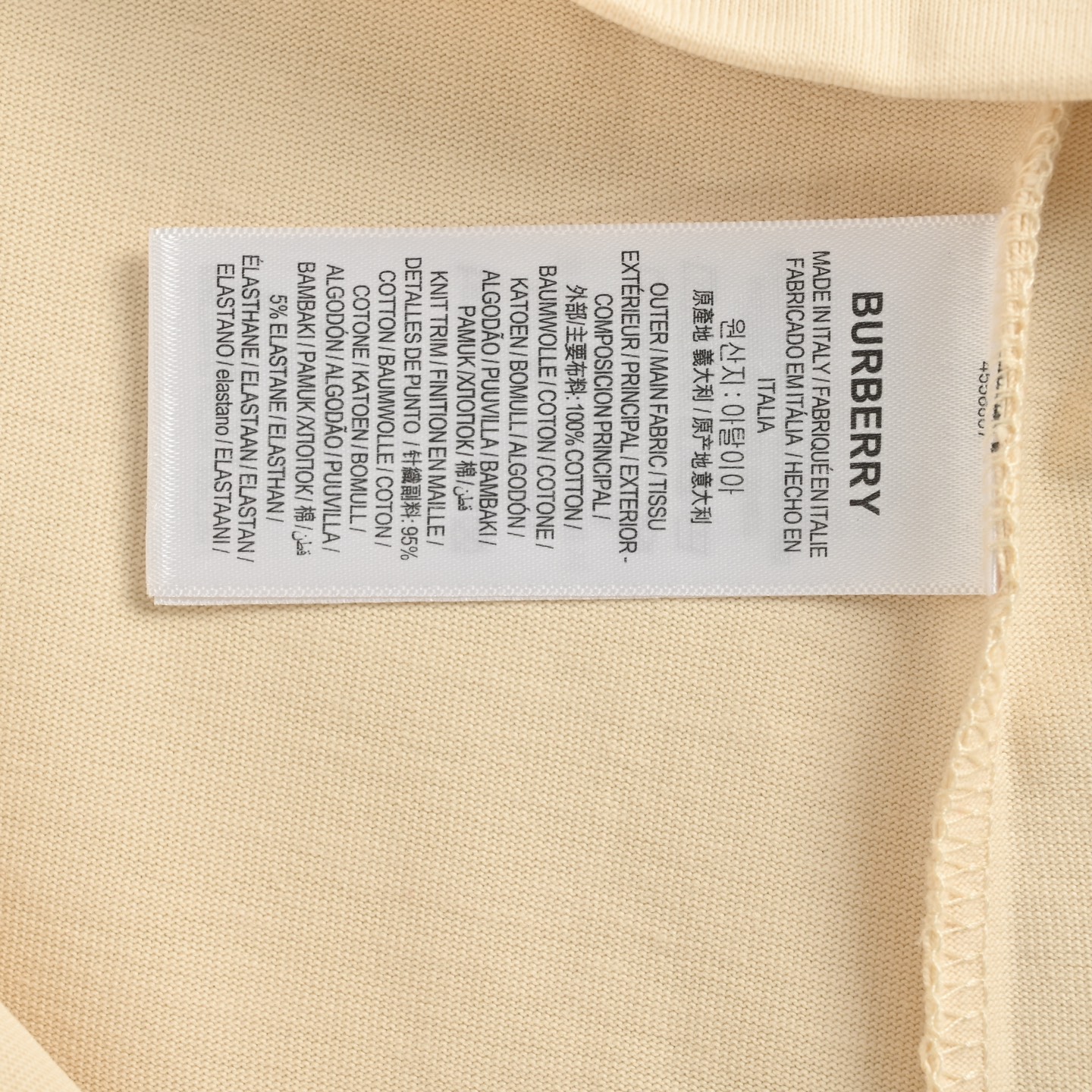 Burberry 25ss bee print short sleeve