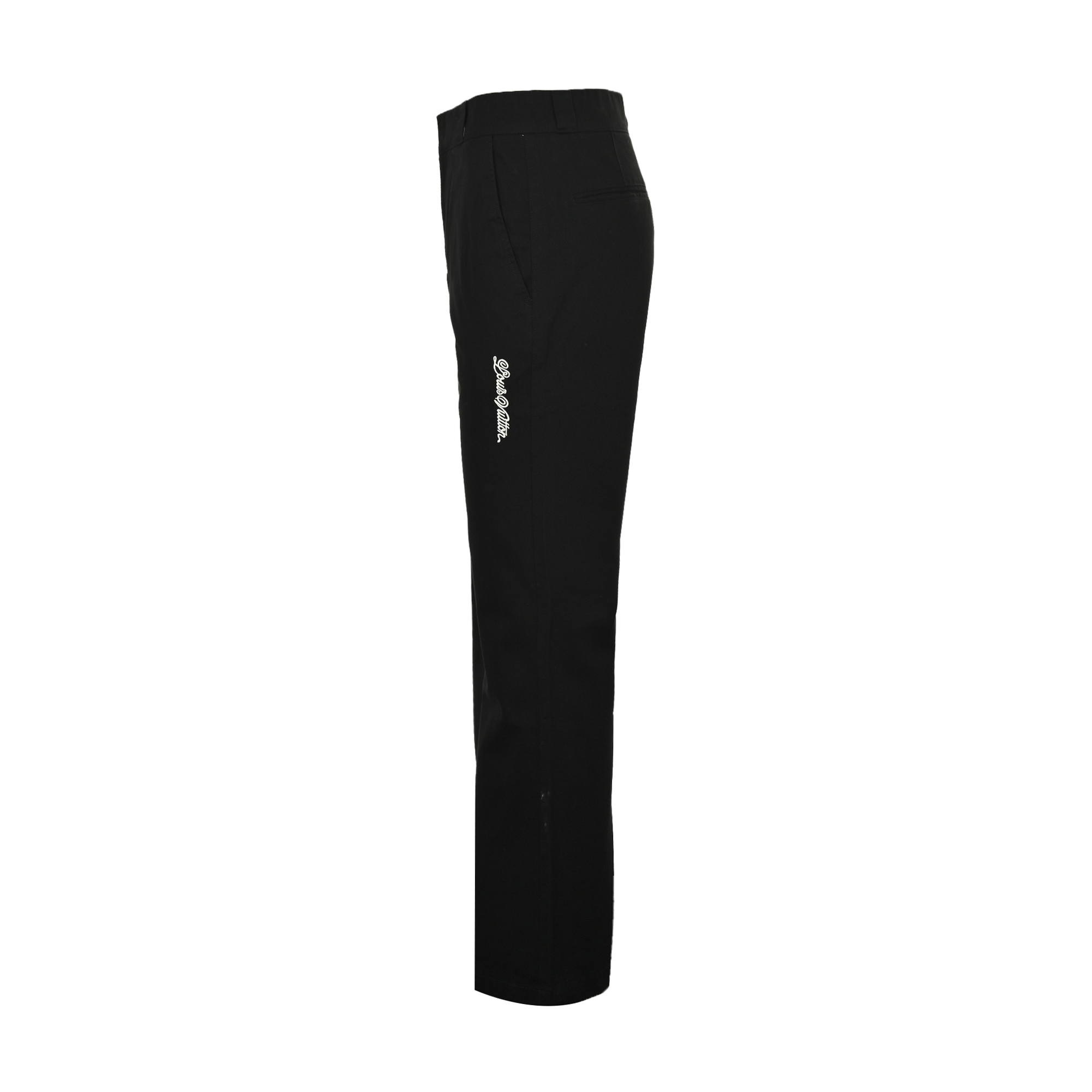 Louis Vuitton 25ss flared trousers with embroidered lettering on the back pockets