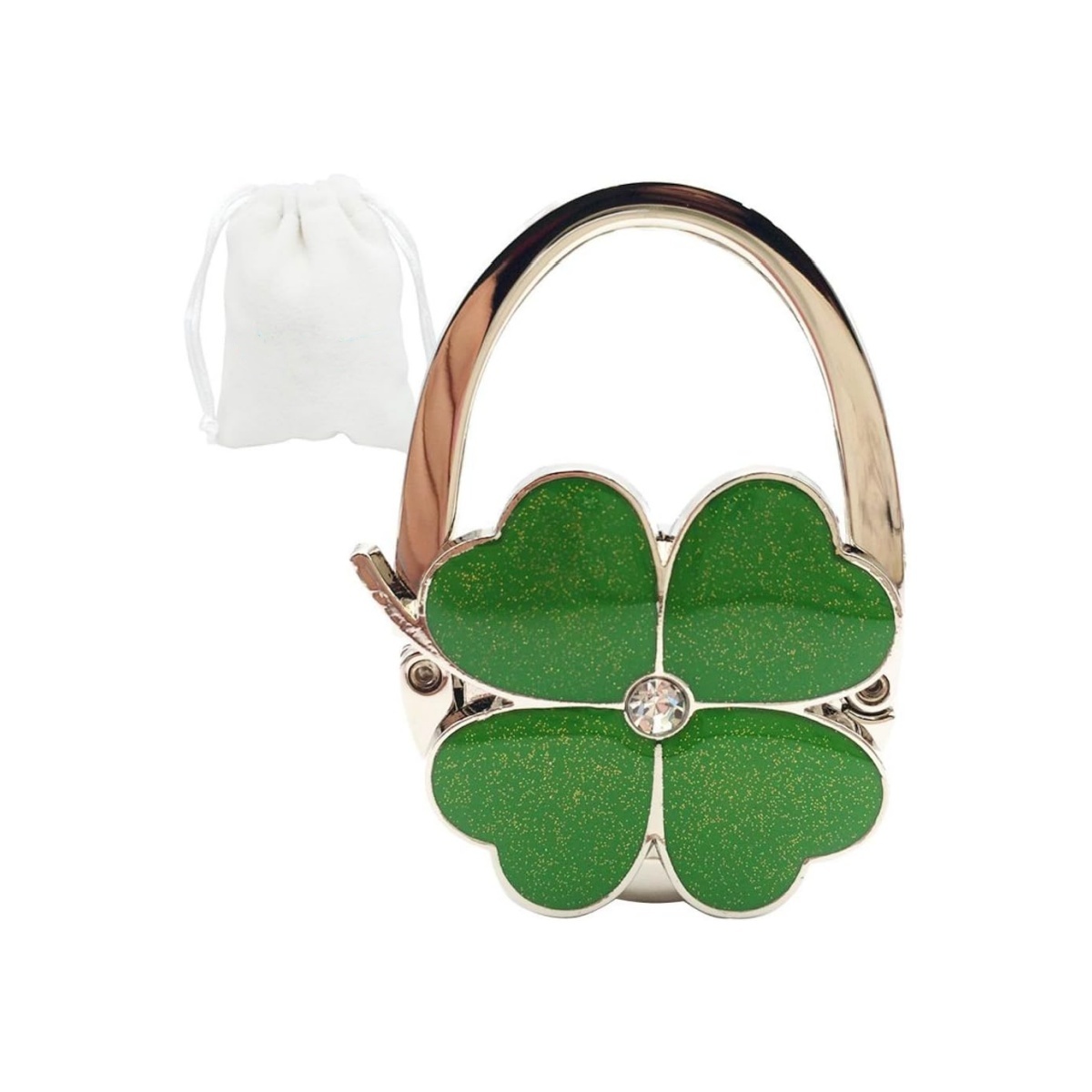 💖Last Day 49% OFF💖Clover Design Foldable Handbag Hanger Table Hook Holder