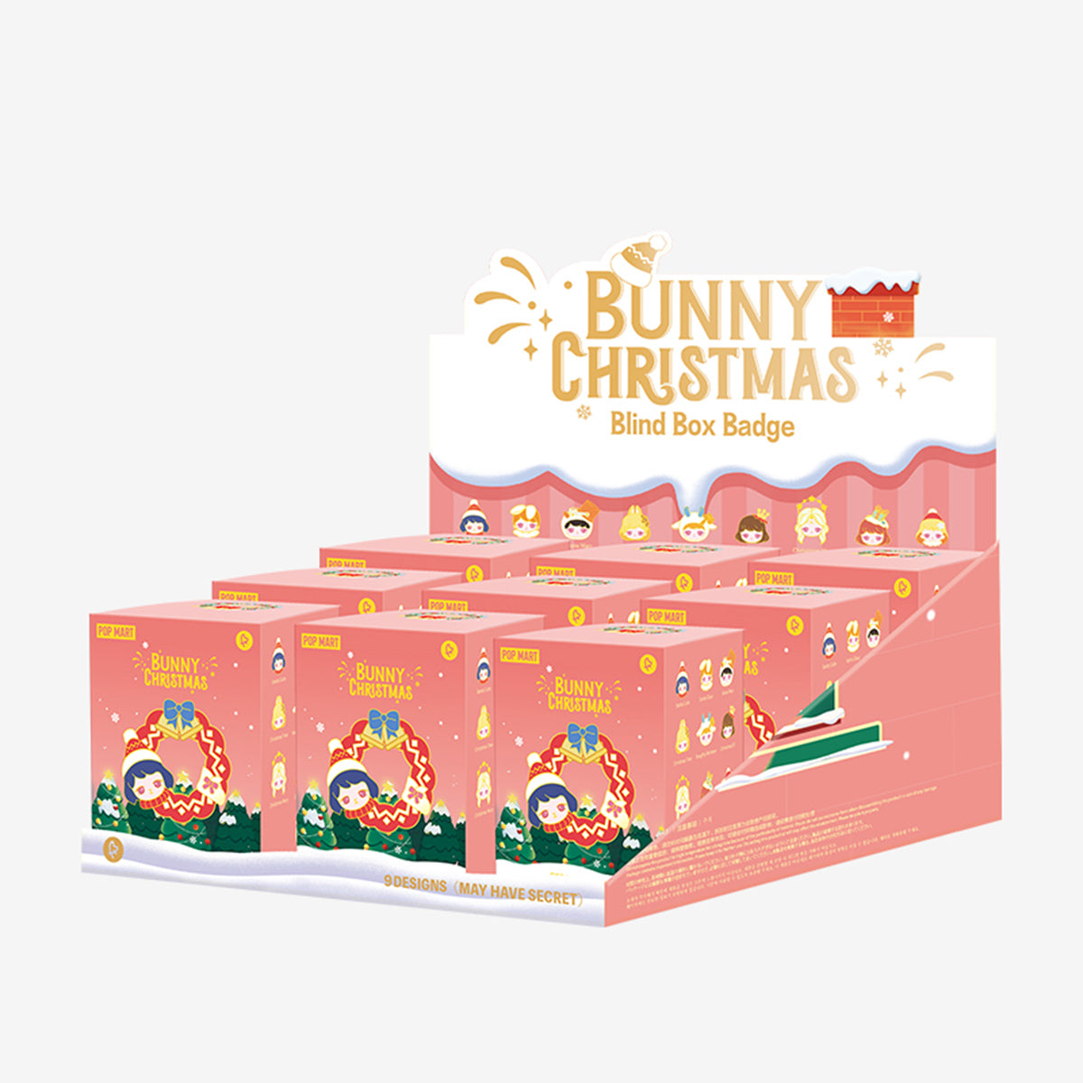 POP MART Bunny Christmas Series-Badge [1 Blind Box]