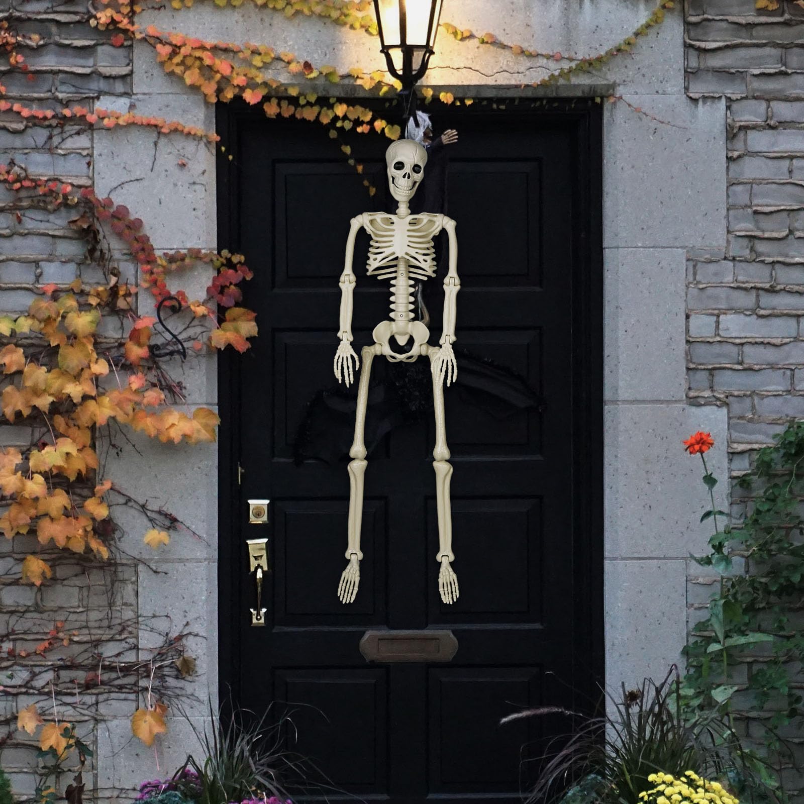 🔥Limited-Time Halloween Offer!🔥Full Body Posable Skeleton Realistic Human Bones