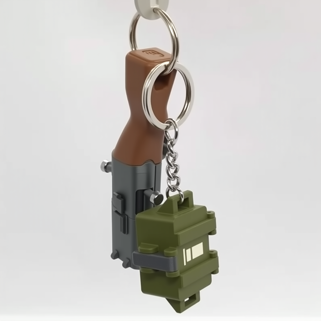 Break Action Shotgun Keychain