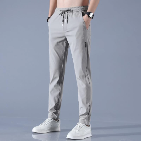 (🔥Last Day Promotion-SAVE 50% OFF)Men’s High Elastic Quick Dry Ice Silk Casual pants-BUY 2 GET 10% OFF & FREE SHIPPING