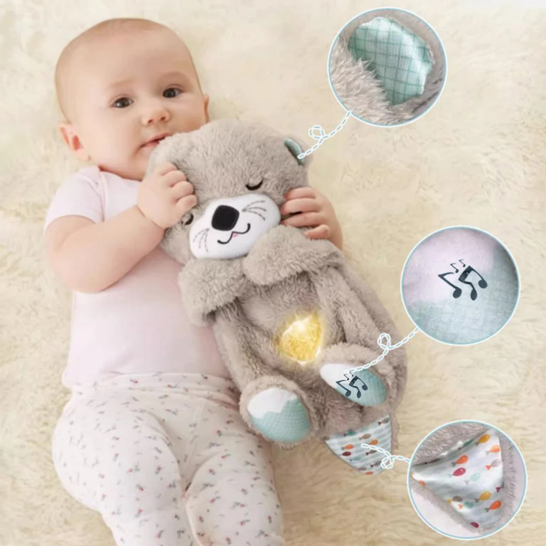 🔥Last Day 50% OFF🔥 Electric Hypnobear With Light,Music,Heartbeat And Breath-BUY 2 GET 15% OFF & FREE SHIPPING