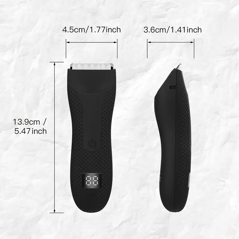 🔥Free Shipping🔥Men Groin & Body Hair Trimmer (Trimmer Blade, Waterproof Wet/Dry Groomer, USB-C Rechargeable,With Charging Dock)