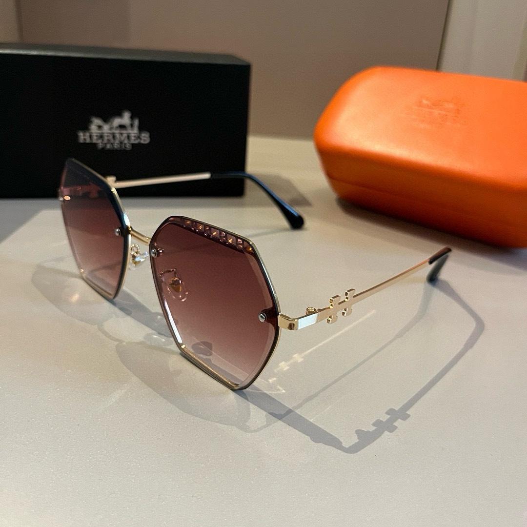 Hermes Square Frame Sunglasses