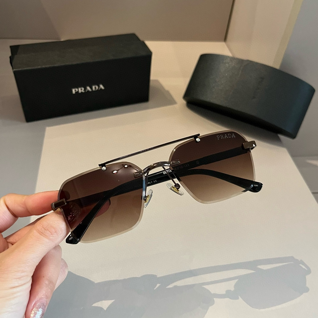 Prada rimless sunglasses
