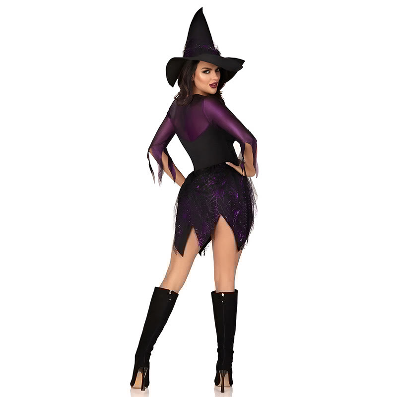 Cosplay Witch Hollow Out Lingerie Set