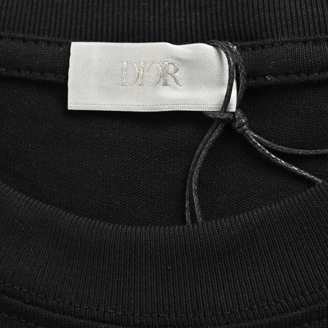 Dior 24ss large letter logo print short sleeves