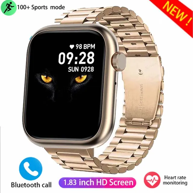 2024 New Women's Sport 1.85-inch smartwatch Women's Cycle Reminders HD Bluetooth Calls Men's smartwatch for Huawei Xiaomi + box