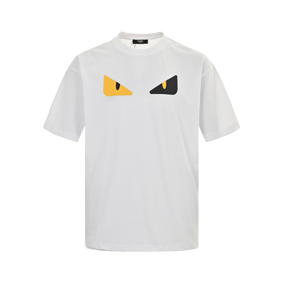 Fendi classic little monster rubber eyes short sleeve