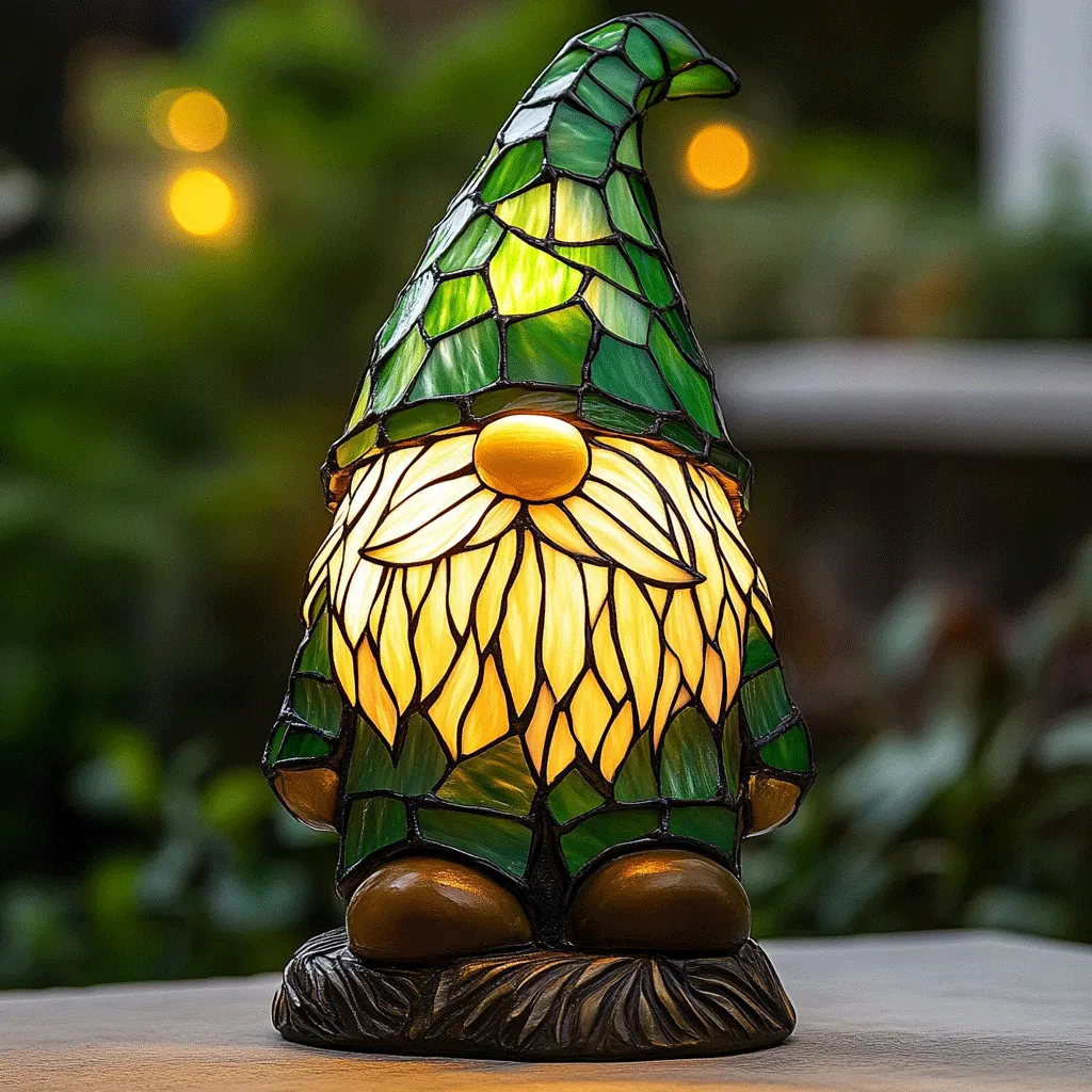 Colorful Gnome Lamp