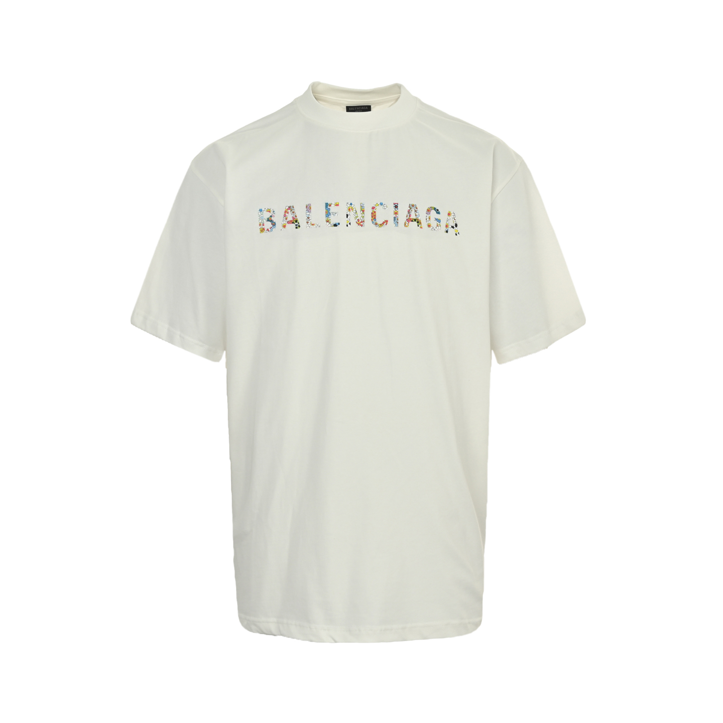 Balenciaga 25ss sunflower print short sleeve