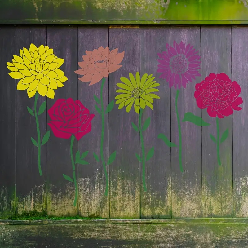 🔥Last Day 60% OFF🔥Blooming Flowers Stencil Kit - DIY decor📦BUY 2 SETS GET FREE SHIPPING NOW