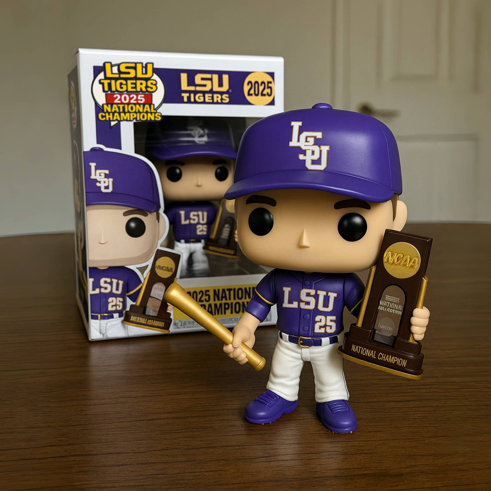 LSU Tigers 2025 NCAA National Champions POP! Figure