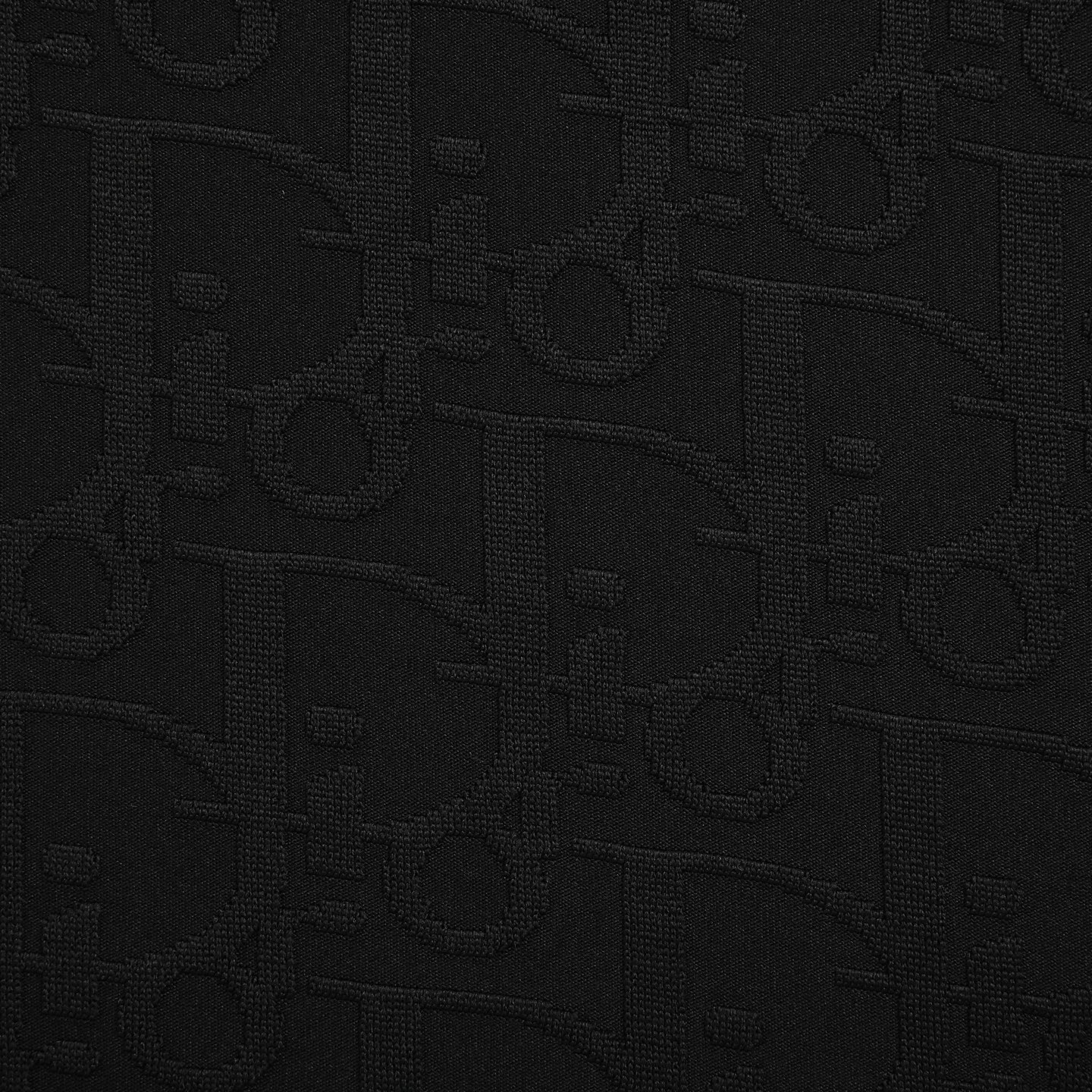 Dior classic monogram full print jacquard short sleeves
