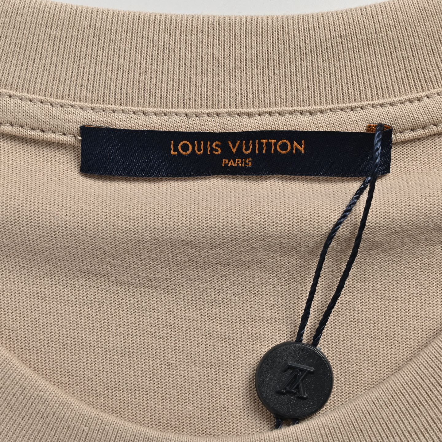 Louis Vuitton 25ss world map rhinestone short sleeve