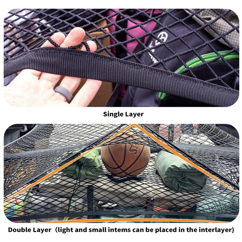 Simple Truck Bed Cargo Mesh Organizer