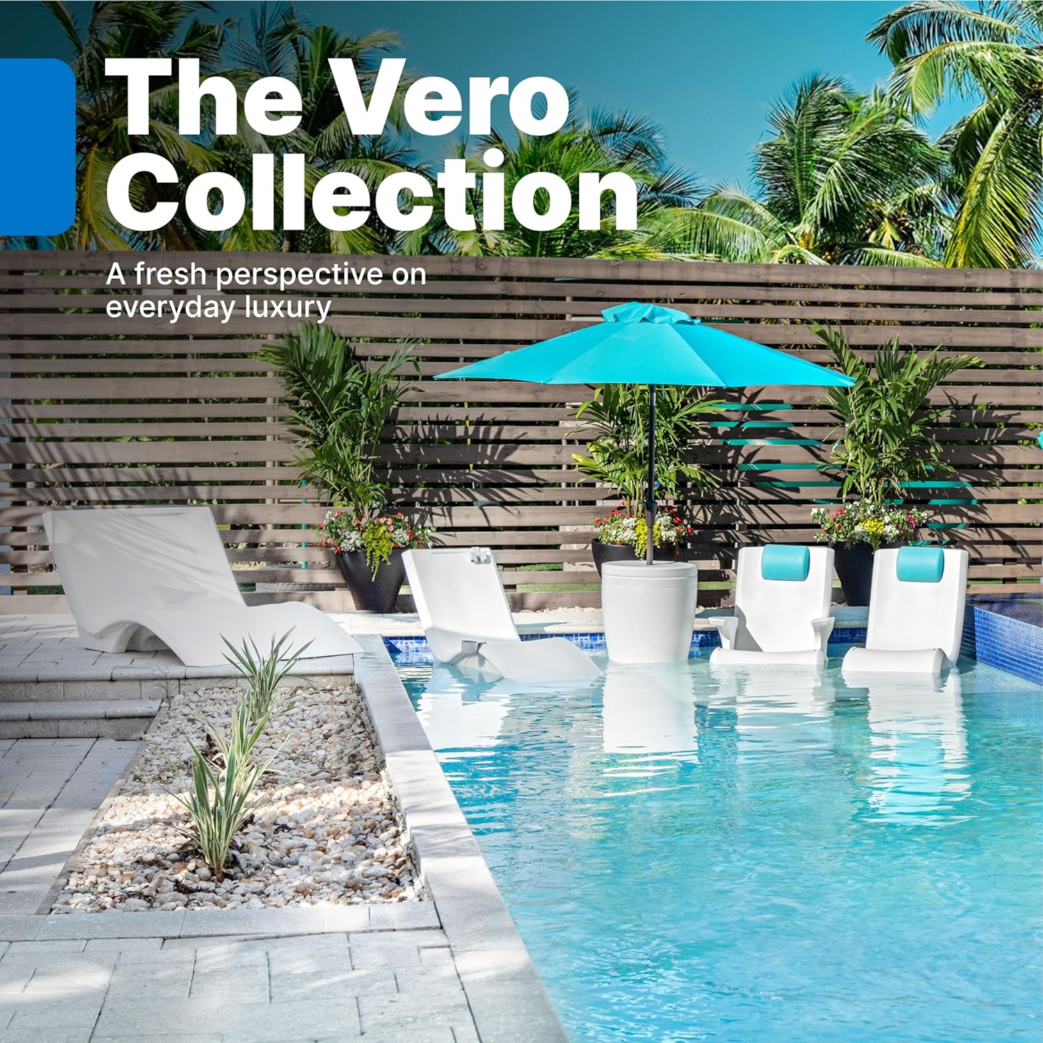 Step2 Vero Pool Lounger Loveseat Fade-Resistant Waterproof Patio Furniture