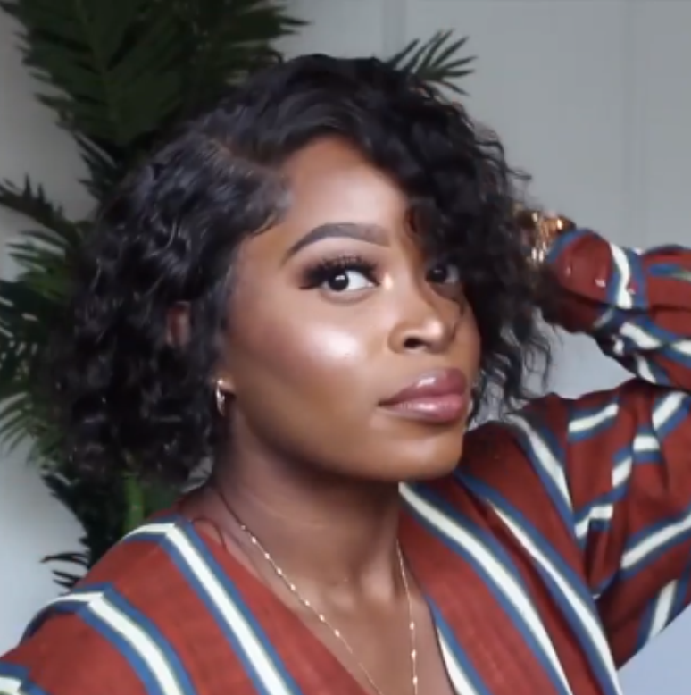 New Short Water Wave Custom Wig