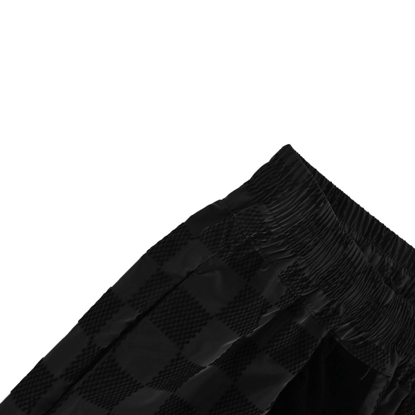 Louis Vuitton 24Fw Damier flocked checkerboard trousers