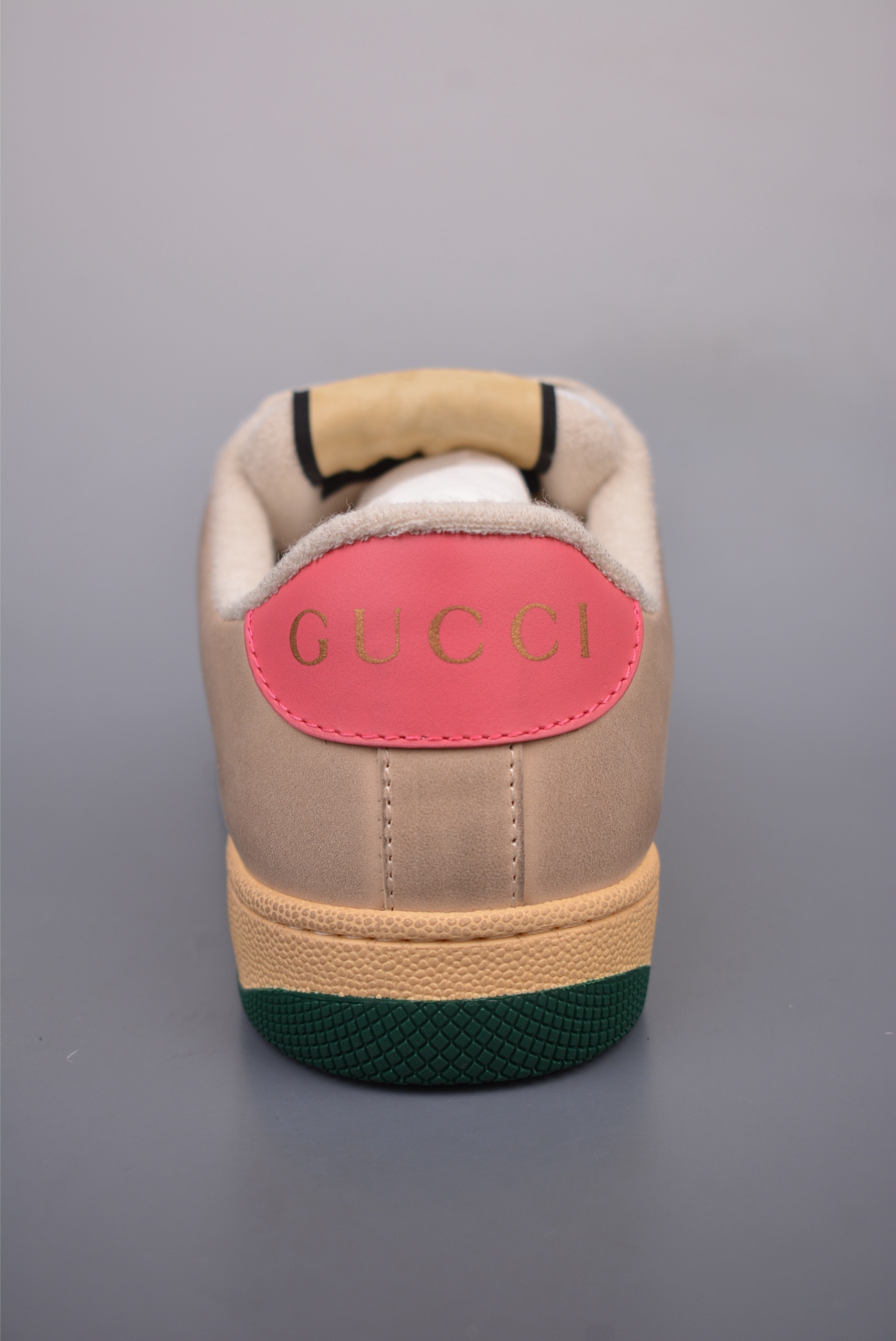 Gucci Screener GG Sneaker Low Off-White Old Green Red Rose Pink