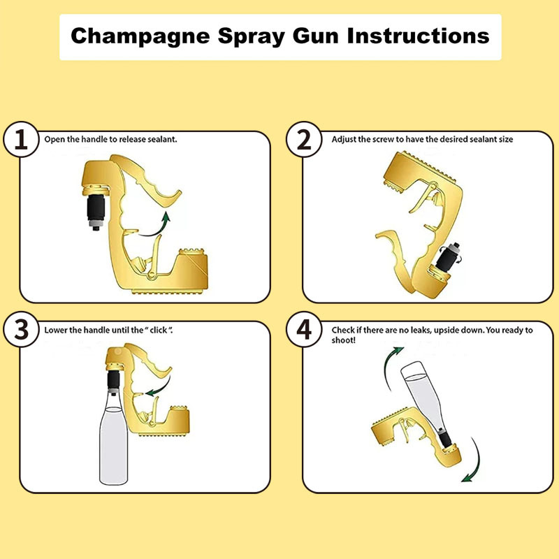 New Champagne Gun Sprayer
