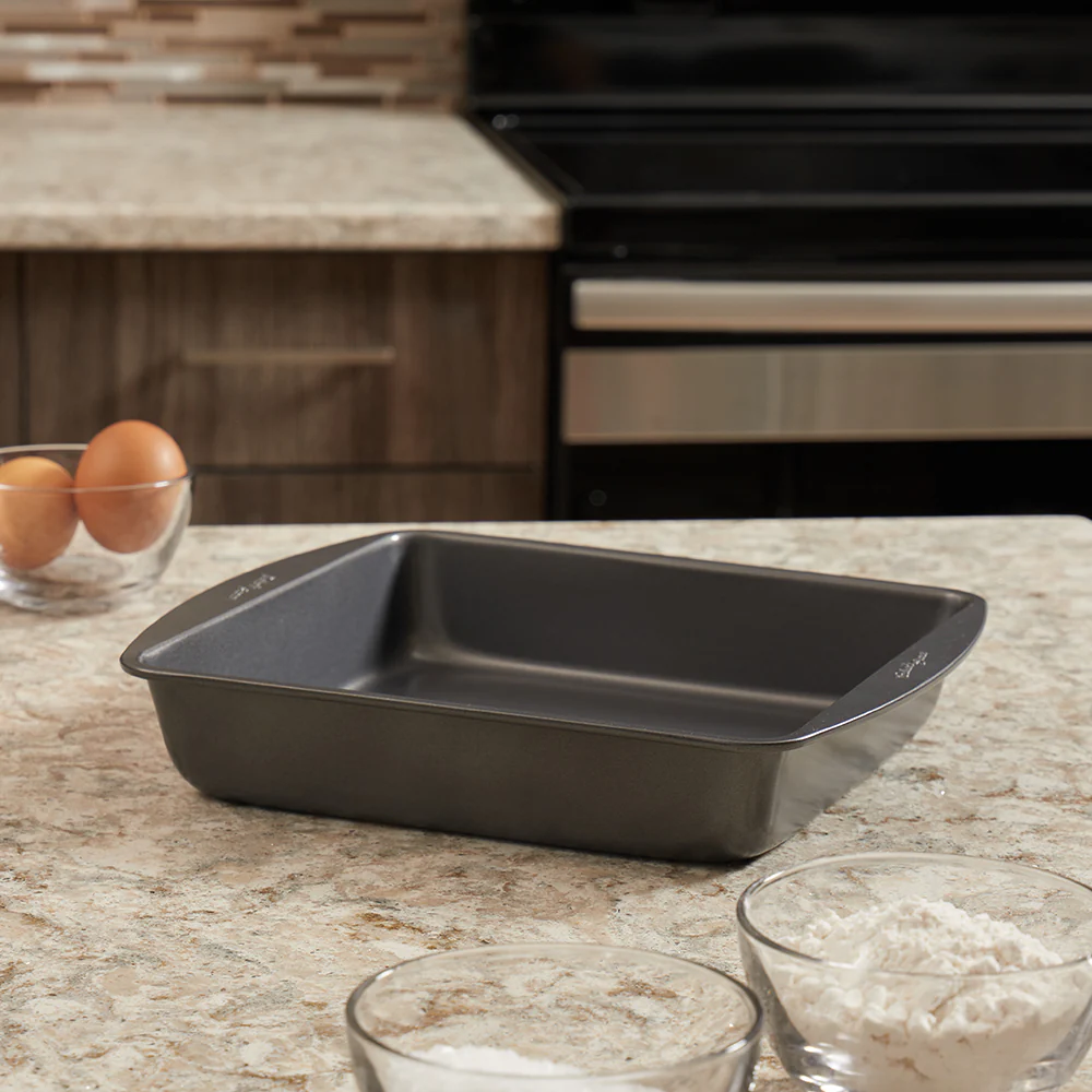 Baker..s Secret Essentials 9-inch Non-Stick Steel Square Pan