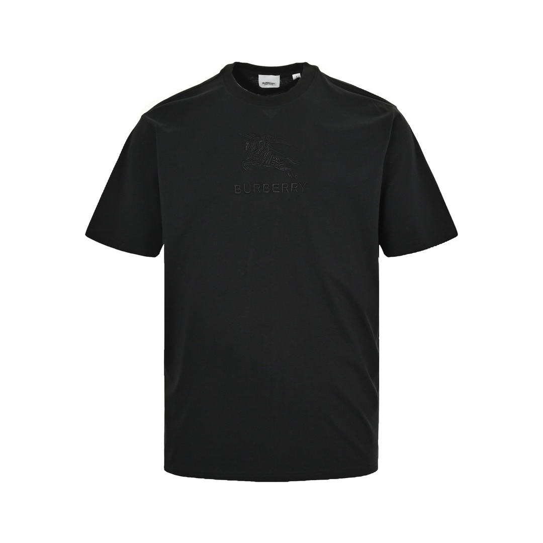 Burberry 24ss chest knight horse embroidered short sleeves