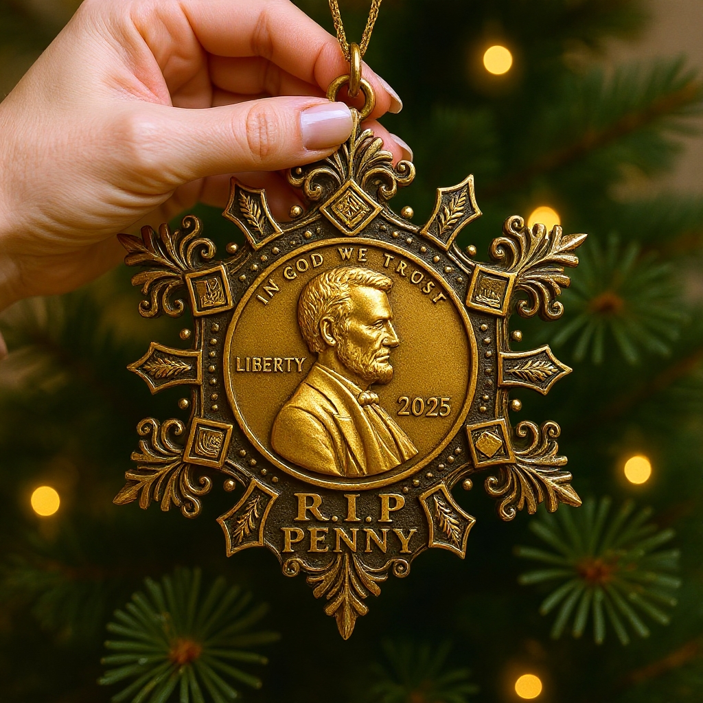 Final Cent Memorial Snowflake Ornament