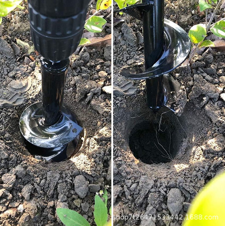 Easy Gardening Auger Spiral Drill Bit