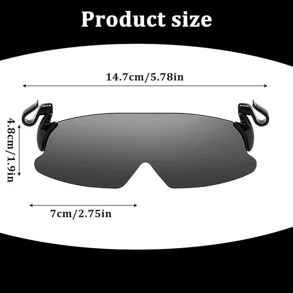 👍2024 New Arrival- 50% OFF💥Polarized Clip Cap Sunglasses - BUY 2 FREE SHIPPING