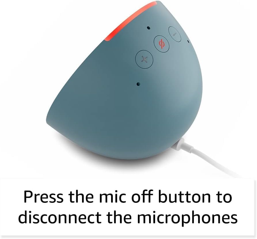 Amazon Echo Pop | Full sound compact smart speaker with Alexa | Charcoal