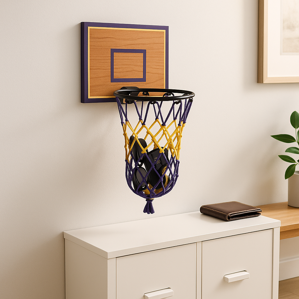 Wall-Mounted Hoop Storage