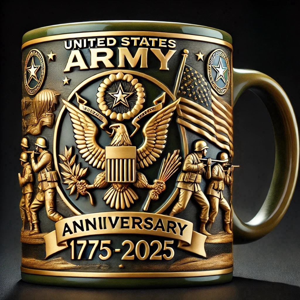 U.S. Military 250th Anniversary Mugs